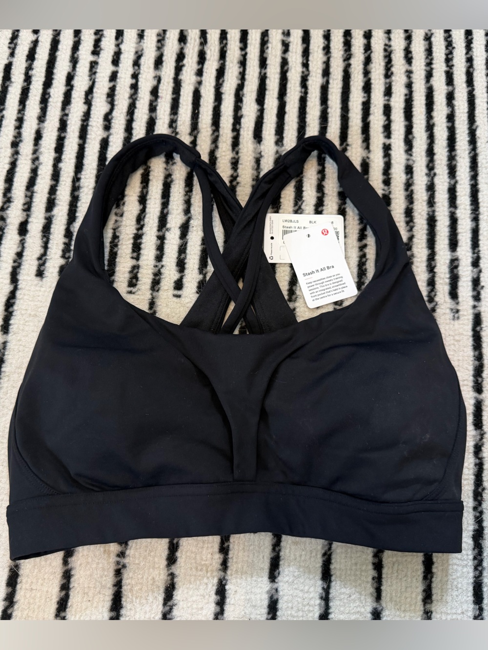 Lululemon Black Stash It All Sports Bra
